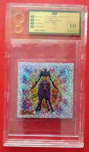 Gaia the Fierce Knight Merlin Sticker - 2002 - Only Graded 10 Gem Mint