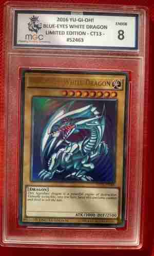 Blue Eyes White Dragon CT13-EN008 - 2016 - Majesty graded 8