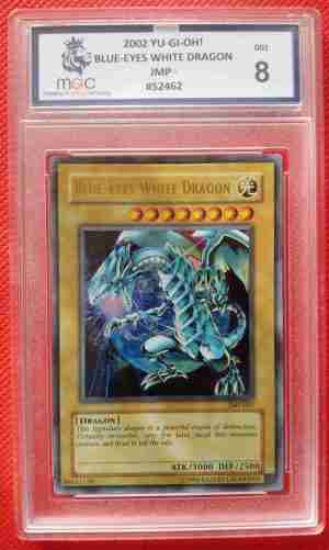 Blue Eyes White Dragon JMP-001 - 2002 - Majesty Graded 8