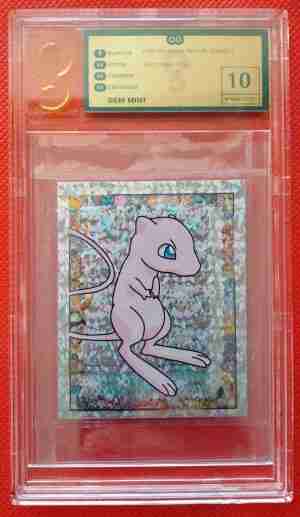 Mew Merlin Sticker Series One 1999 - S23 - Only Graded 10 Gem Mint
