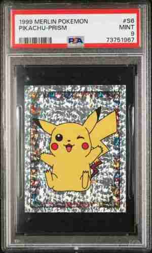 1999 Merlin Pokemon S6 Pikachu-Prism FRONT
