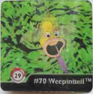 Pokemon Action Flipz Bellsprout Weepinbell Victreebel
