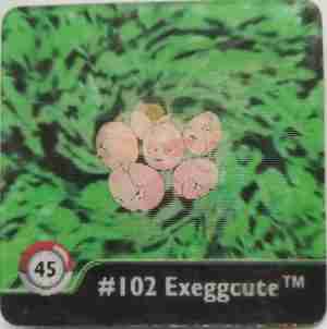 Pokemon Action Flipz Exeggcute Exeggutor Series One 1999