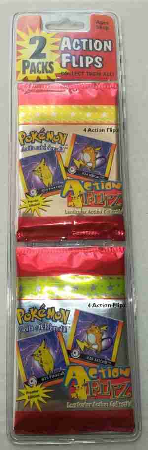 Pokemon Action Flipz Flips Premier Edition Sealed Blister Packs by Artbox