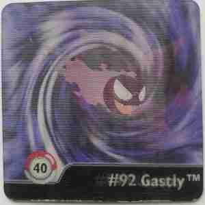 Pokemon Action Flipz Gastly Haunter Gengar Series One 1999