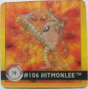Pokemon Action Flipz Hitmonlee Premier Edition 1999