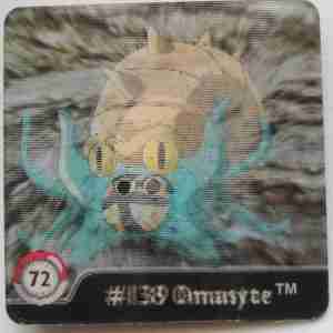 Pokemon Action Flipz Omanyte Omastar Series One 1999