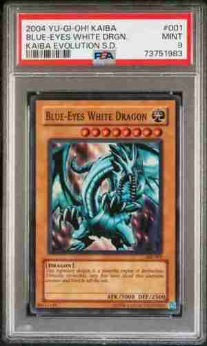 2004 YU-GI-Oh! Kaiba Evolution Starter Deck SKE-001 Blue-Eyes White Dragon PSA 9 Front Cert 73751983