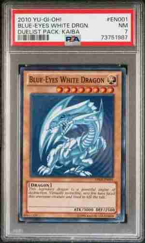 2010 YU-GI-Oh Duelist Pack Kaiba DPKB-EN001 Blue-Eyes White Dragon PSA 7 Front Cert 73751987