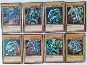 8 x Blue eyes white dragon set (1)