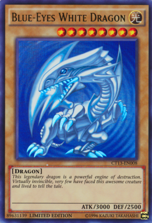 Blue Eyes White Dragon CT13-En008 Single