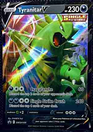 Pokemon! Tyranitar V SWSH109 Black Star Promo NM/LP